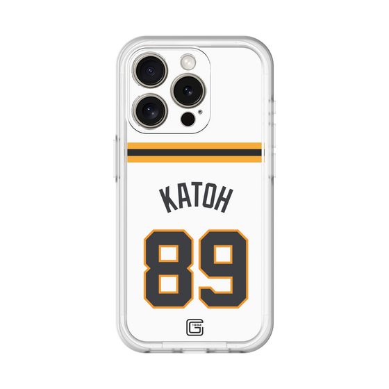 スリムプロテクションプレミアムケース［ 読売ジャイアンツ - #89 KATOH - ホーム ］