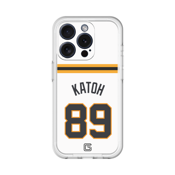 スリムプロテクションプレミアムケース［ 読売ジャイアンツ - #89 KATOH - ホーム ］