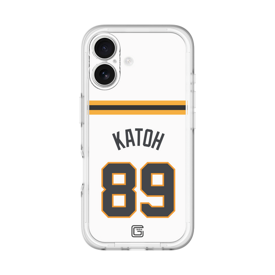 スリムプロテクションプレミアムケース［ 読売ジャイアンツ - #89 KATOH - ホーム ］