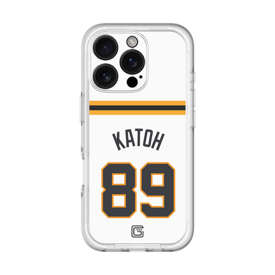 スリムプロテクションプレミアムケース［ 読売ジャイアンツ - #89 KATOH - ホーム ］