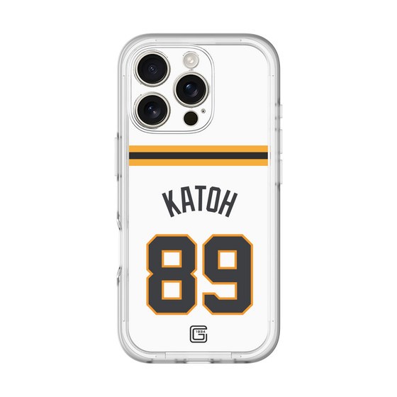 スリムプロテクションプレミアムケース［ 読売ジャイアンツ - #89 KATOH - ホーム ］