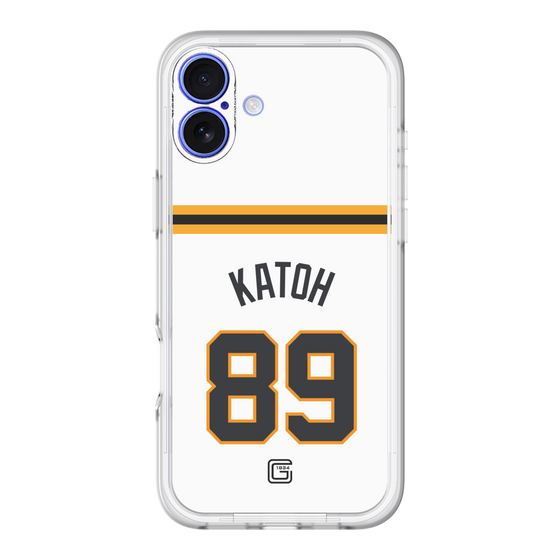 スリムプロテクションプレミアムケース［ 読売ジャイアンツ - #89 KATOH - ホーム ］