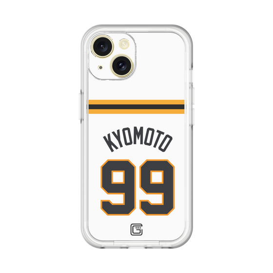 スリムプロテクションプレミアムケース［ 読売ジャイアンツ - #99 KYOMOTO - ホーム ］