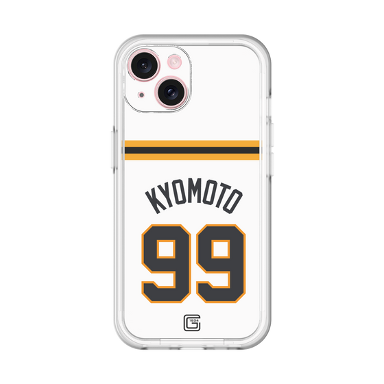 スリムプロテクションプレミアムケース［ 読売ジャイアンツ - #99 KYOMOTO - ホーム ］