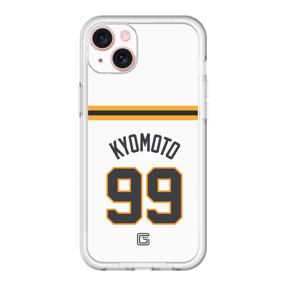 スリムプロテクションプレミアムケース［ 読売ジャイアンツ - #99 KYOMOTO - ホーム ］