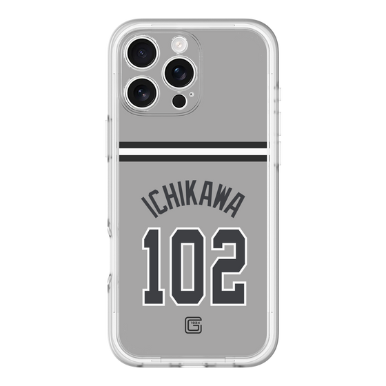 スリムプロテクションプレミアムケース［ 読売ジャイアンツ - #102 ICHIKAWA - ビジター ］