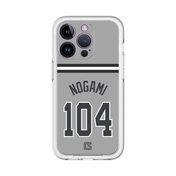 スリムプロテクションプレミアムケース［ 読売ジャイアンツ - #104 NOGAMI - ビジター ］