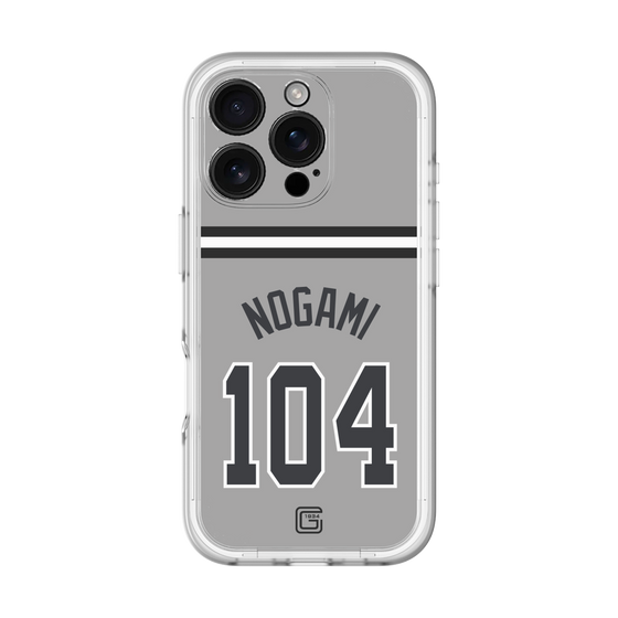 スリムプロテクションプレミアムケース［ 読売ジャイアンツ - #104 NOGAMI - ビジター ］