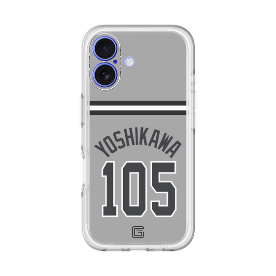 スリムプロテクションプレミアムケース［ 読売ジャイアンツ - #105 YOSHIKAWA - ビジター ］