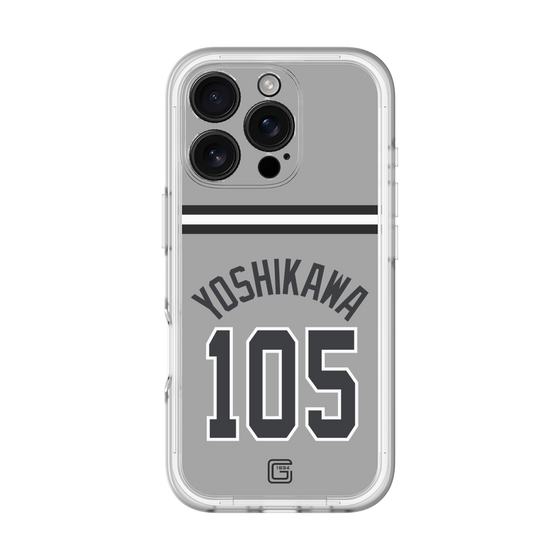 スリムプロテクションプレミアムケース［ 読売ジャイアンツ - #105 YOSHIKAWA - ビジター ］