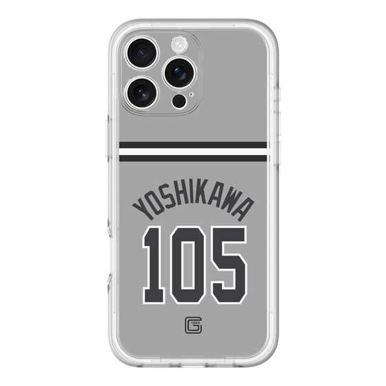 スリムプロテクションプレミアムケース［ 読売ジャイアンツ - #105 YOSHIKAWA - ビジター ］