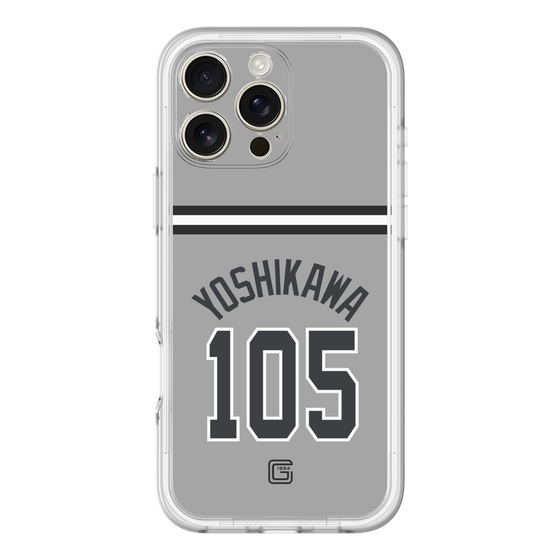 スリムプロテクションプレミアムケース［ 読売ジャイアンツ - #105 YOSHIKAWA - ビジター ］