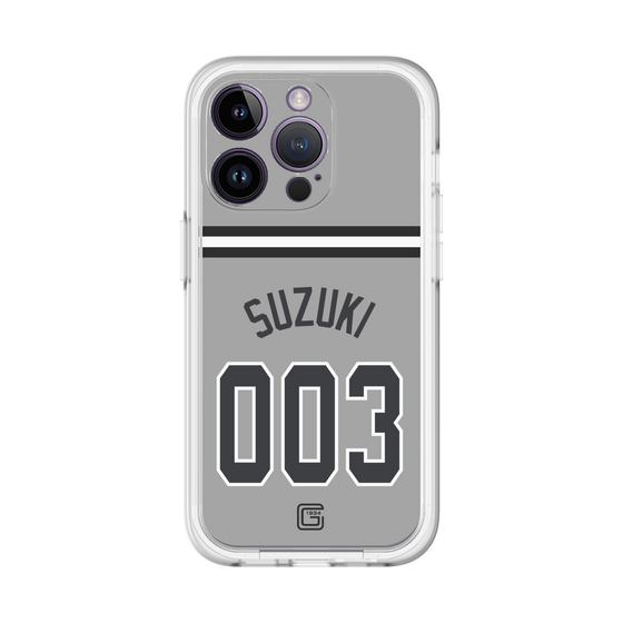 スリムプロテクションプレミアムケース［ 読売ジャイアンツ - #003 SUZUKI - ビジター ］