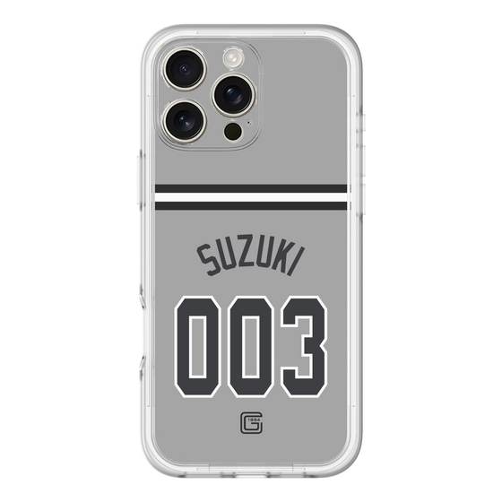 スリムプロテクションプレミアムケース［ 読売ジャイアンツ - #003 SUZUKI - ビジター ］