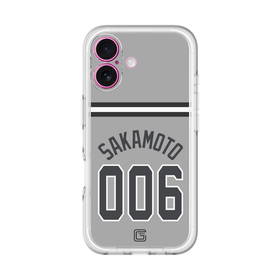 スリムプロテクションプレミアムケース［ 読売ジャイアンツ - #006 SAKAMOTO - ビジター ］