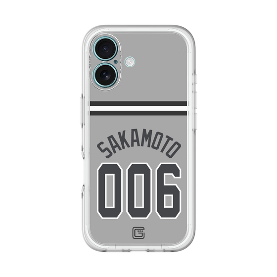 スリムプロテクションプレミアムケース［ 読売ジャイアンツ - #006 SAKAMOTO - ビジター ］