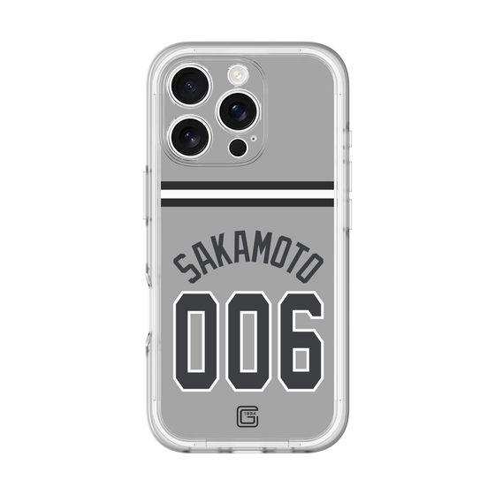 スリムプロテクションプレミアムケース［ 読売ジャイアンツ - #006 SAKAMOTO - ビジター ］