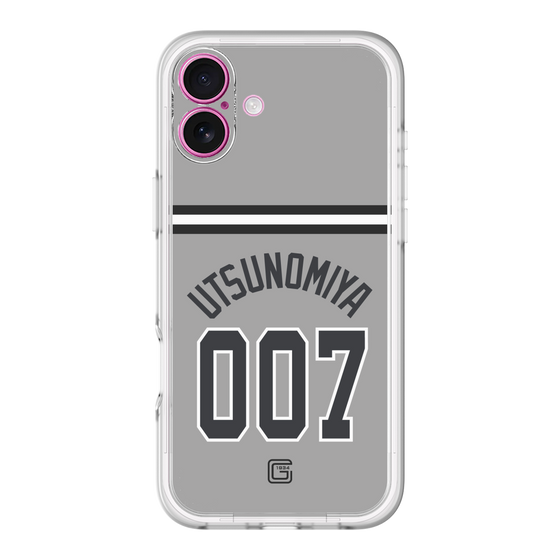 スリムプロテクションプレミアムケース［ 読売ジャイアンツ - #007 UTSUNOMIYA - ビジター ］