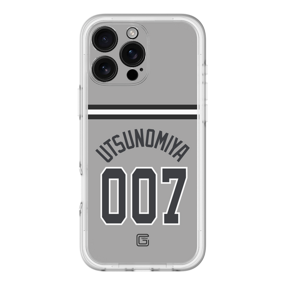スリムプロテクションプレミアムケース［ 読売ジャイアンツ - #007 UTSUNOMIYA - ビジター ］