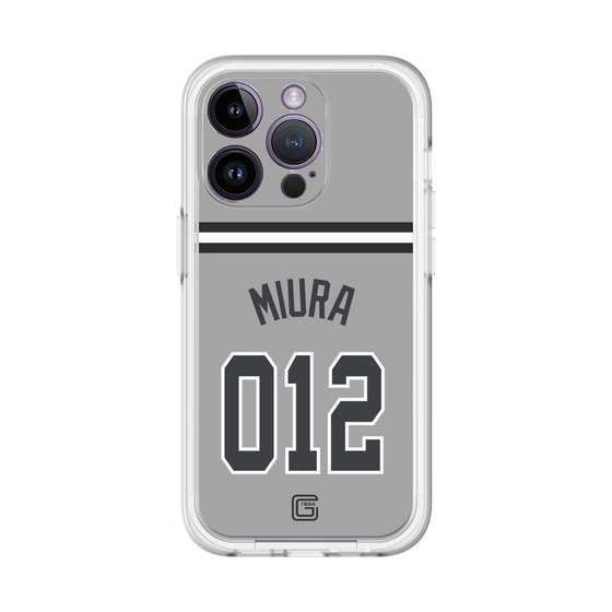 スリムプロテクションプレミアムケース［ 読売ジャイアンツ - #012 MIURA - ビジター ］