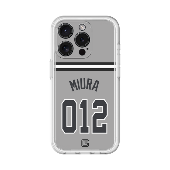 スリムプロテクションプレミアムケース［ 読売ジャイアンツ - #012 MIURA - ビジター ］