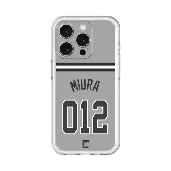 スリムプロテクションプレミアムケース［ 読売ジャイアンツ - #012 MIURA - ビジター ］