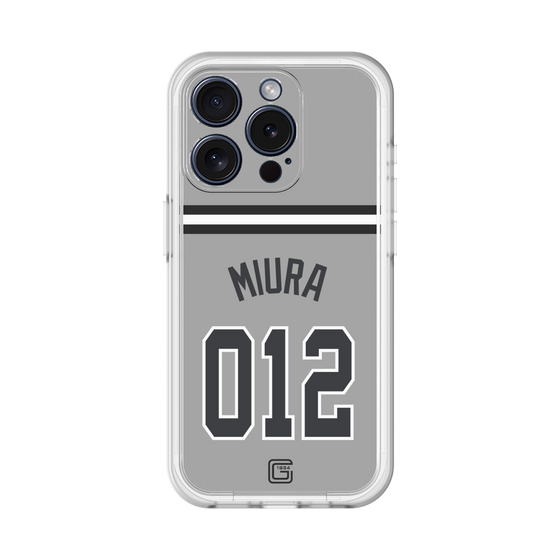 スリムプロテクションプレミアムケース［ 読売ジャイアンツ - #012 MIURA - ビジター ］