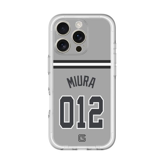 スリムプロテクションプレミアムケース［ 読売ジャイアンツ - #012 MIURA - ビジター ］