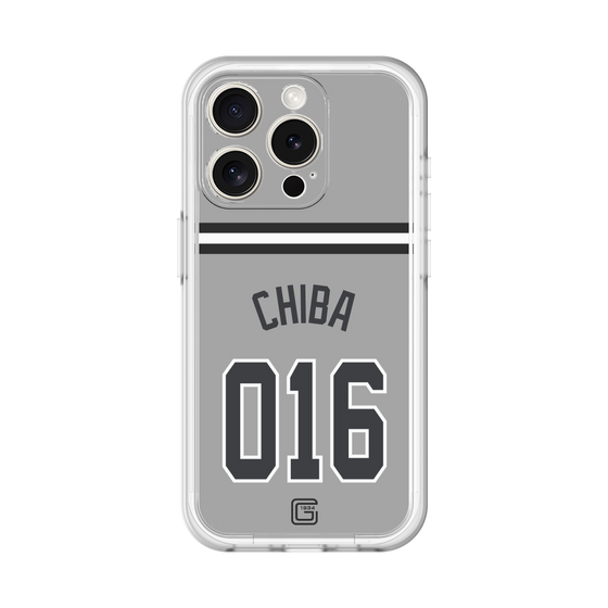 スリムプロテクションプレミアムケース［ 読売ジャイアンツ - #016 CHIBA - ビジター ］