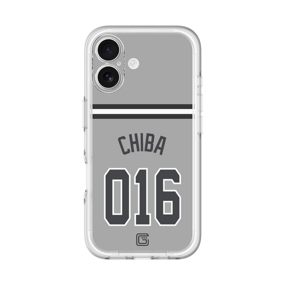 スリムプロテクションプレミアムケース［ 読売ジャイアンツ - #016 CHIBA - ビジター ］