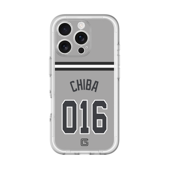 スリムプロテクションプレミアムケース［ 読売ジャイアンツ - #016 CHIBA - ビジター ］
