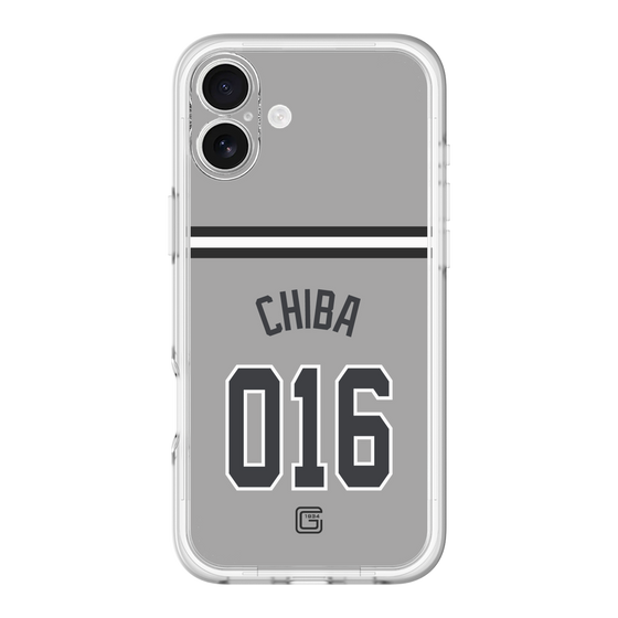 スリムプロテクションプレミアムケース［ 読売ジャイアンツ - #016 CHIBA - ビジター ］