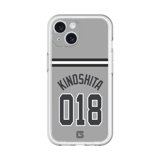 スリムプロテクションプレミアムケース［ 読売ジャイアンツ - #018 KINOSHITA - ビジター ］