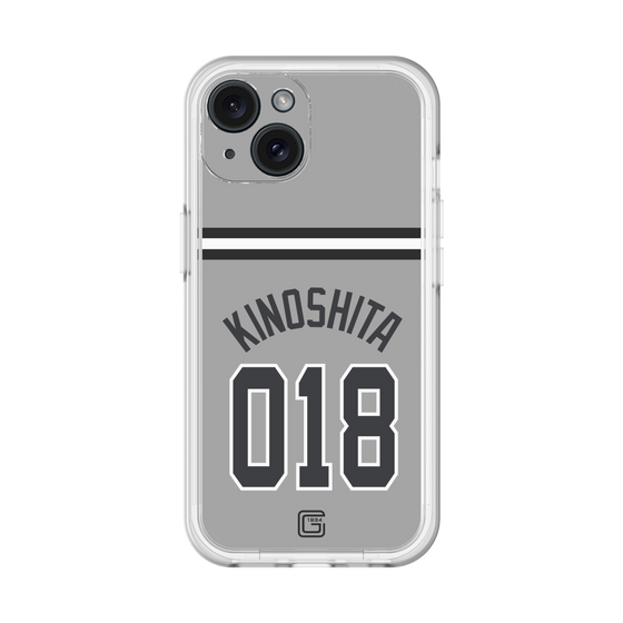 スリムプロテクションプレミアムケース［ 読売ジャイアンツ - #018 KINOSHITA - ビジター ］