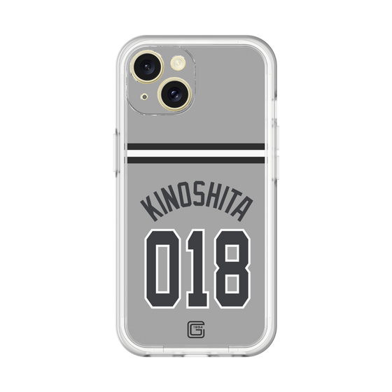 スリムプロテクションプレミアムケース［ 読売ジャイアンツ - #018 KINOSHITA - ビジター ］