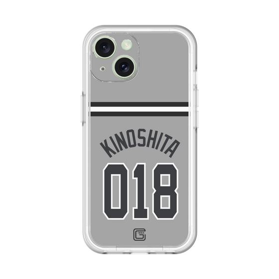 スリムプロテクションプレミアムケース［ 読売ジャイアンツ - #018 KINOSHITA - ビジター ］