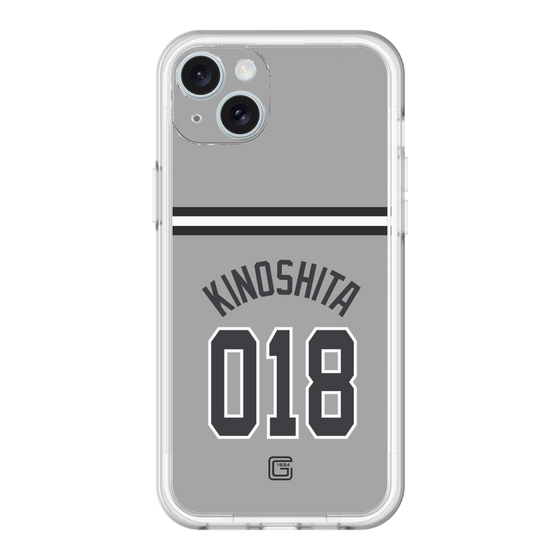 スリムプロテクションプレミアムケース［ 読売ジャイアンツ - #018 KINOSHITA - ビジター ］