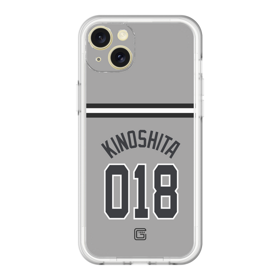 スリムプロテクションプレミアムケース［ 読売ジャイアンツ - #018 KINOSHITA - ビジター ］