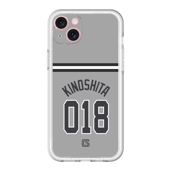 スリムプロテクションプレミアムケース［ 読売ジャイアンツ - #018 KINOSHITA - ビジター ］