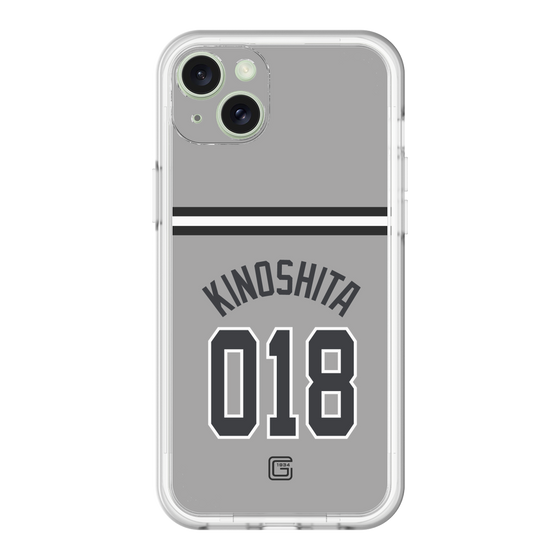 スリムプロテクションプレミアムケース［ 読売ジャイアンツ - #018 KINOSHITA - ビジター ］