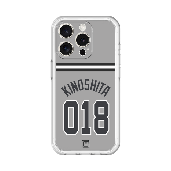 スリムプロテクションプレミアムケース［ 読売ジャイアンツ - #018 KINOSHITA - ビジター ］