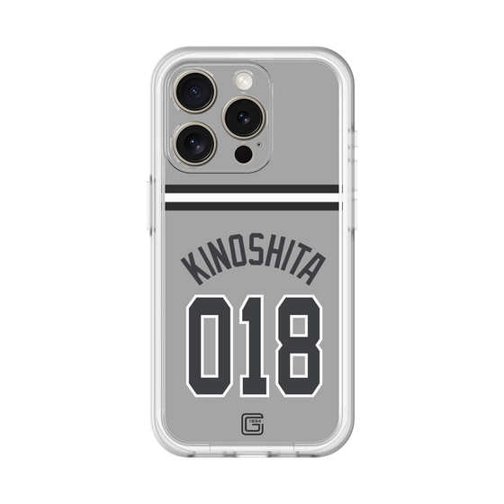 スリムプロテクションプレミアムケース［ 読売ジャイアンツ - #018 KINOSHITA - ビジター ］