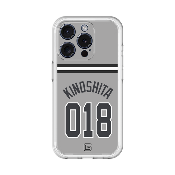 スリムプロテクションプレミアムケース［ 読売ジャイアンツ - #018 KINOSHITA - ビジター ］