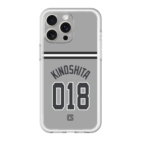 スリムプロテクションプレミアムケース［ 読売ジャイアンツ - #018 KINOSHITA - ビジター ］