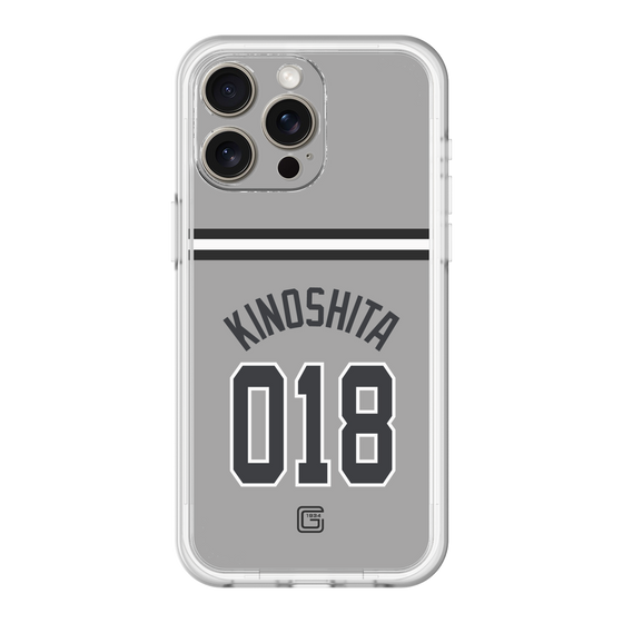 スリムプロテクションプレミアムケース［ 読売ジャイアンツ - #018 KINOSHITA - ビジター ］