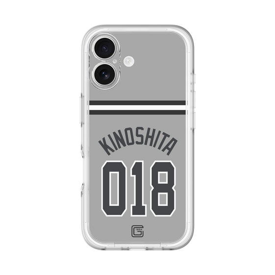 スリムプロテクションプレミアムケース［ 読売ジャイアンツ - #018 KINOSHITA - ビジター ］