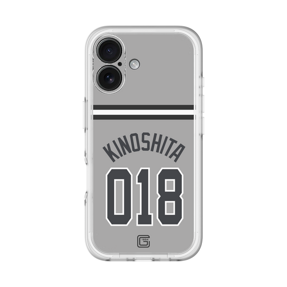 スリムプロテクションプレミアムケース［ 読売ジャイアンツ - #018 KINOSHITA - ビジター ］