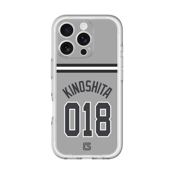 スリムプロテクションプレミアムケース［ 読売ジャイアンツ - #018 KINOSHITA - ビジター ］