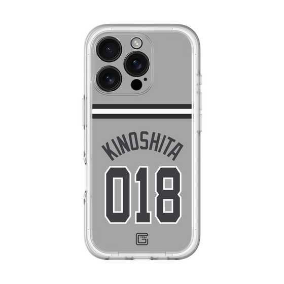 スリムプロテクションプレミアムケース［ 読売ジャイアンツ - #018 KINOSHITA - ビジター ］