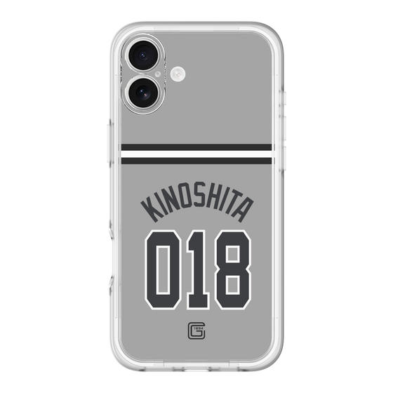 スリムプロテクションプレミアムケース［ 読売ジャイアンツ - #018 KINOSHITA - ビジター ］